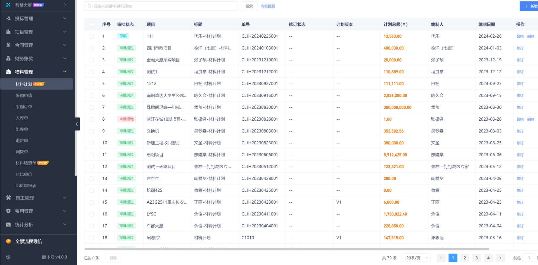 建筑工程施工管理平臺(tái)